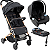 Carrinho de Bebe Zap Burigotto Bebe Materna Base ISOFIX Metal Cobre - Imagem 1