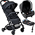 Carrinho de Bebe Zap Burigotto Bebe Materna Base ISOFIX Black - Imagem 1