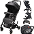 Carrinho de Bebe Zap Burigotto Bebe Materna Base ISOFIX Black - Imagem 2