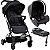 Carrinho de Bebe Zap Burigotto Bebe Materna Base ISOFIX Metal Prata - Imagem 1