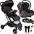 Carrinho de Bebe Bebe Conforto Base ISOFIX Kiddo Sprint III Preto - Imagem 1