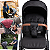 Carrinho de Gemeos Bebe Conforto Base ISOFIX Kiddo Sprint III Preto - Imagem 4