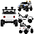 Quadriciclo Elétrico Bang Toys Jipe Luna Kids Branco 12V - Imagem 2