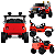 Quadriciclo Elétrico Bang Toys Jipe Luna Kids Vermelho 12V - Imagem 2