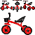 Triciclo Infantil Passeio e pedal Bang Toys Trike Go Vermelho - Imagem 3