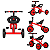 Triciclo Infantil Passeio e pedal Bang Toys Trike Go Vermelho - Imagem 2