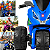 Moto Elétrica Infantil Biemme com LED e Som Jet Boy Azul 6V - Imagem 4