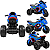 Moto Elétrica Infantil Biemme com LED e Som Jet Boy Azul 6V - Imagem 2