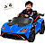 Carro Elétrico Bang Toys Lamborghini Vision Gran Azul 12V Controle - Imagem 1