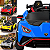 Carro Elétrico Bang Toys Lamborghini Vision Gran Azul 12V Controle - Imagem 4