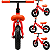 Bicicleta Infantil Sem Pedal Equilíbrio Bang Toys Bang Pop Vermelho - Imagem 2