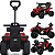 Carrinho de Passeio Bebê Bang Toys Pushbar Guide Vermelho com LED - Imagem 2