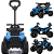Carrinho de Passeio Bebê Bang Toys Pushbar Guide Azul com LED - Imagem 2