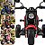 Moto Elétrica Infantil Bang Toys com LED e Som Urban Vermelho 6V - Imagem 4