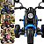 Moto Elétrica Infantil Bang Toys com LED e Som Urban Azul 6V - Imagem 4