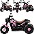 Moto Elétrica Infantil Bang Toys com LED e Som Urban Rosa 6V - Imagem 3