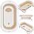 Banheira Dobravel Portatil para Bebe Compacta Galzerano Koa Peola - Imagem 2