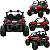 Carro elétrico Bang Toys UTV Fast Vector Vermelho 24V Controle - Imagem 2