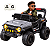 Carro Eletrico Infantil Shiny Toys  Jeep Trx4 Sport Cinza 12V Controle - Imagem 1