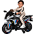 Moto Elétrica Infantil Com LED e Som Bang Toys Atlas Cinza 12V - Imagem 1
