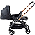 Carrinho de Bebe Burigotto Twist Reversivel Metal Cobre - Imagem 3