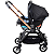 Carrinho de Bebe Bebe Materna Preto Cobre e Base Burigotto Twist Metal Cobre - Imagem 3