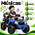 Carro Elétrico Bang Toys UTV Trail Master Azul 12V Controle - Imagem 6