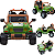 Carro Eletrico Jipe Peg Perego Ranger 538 12v Verde - Imagem 2
