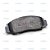 Pastilha Freio Honda Civic Dianteira Alarme Nissin N1457 Cobreq - Imagem 1