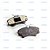 Pastilha Freio Civic Sedan/Hatch Dianteira Alarme TRW N835-COBREQ - Imagem 2