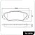 Pastilha Freio Toyota Rav4 Dianteira Sistema Advics N1456-COBREQ - Imagem 1