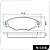 Pastilha Freio 206/ Hatch e Conversível Dianteira Bendix N1156-COBREQ - Imagem 1