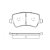 Pastilha Freio Range Rover/V60/XC60 Traseira PD1453 FRAS-LE - Imagem 1