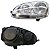 Farol Dianteiro Jetta 2007 a 2010 Máscara Cromada LE - Imagem 2