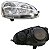 Farol Dianteiro Jetta 2007 a 2010 Máscara Cromada LD - Imagem 2