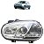 Farol Daylight Golf 1999 A 2006 Led Máscara Cromada Le BR123500 - Imagem 1