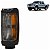 Pisca Seta Dianteira L200 1992 A 2003 Moldura Preta Cristal LE ZN11103 - Imagem 1