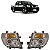 Par Farol Dianteiro Dayl Frontier LED 2008 A 2016 Cromada ZN1313173 - Imagem 1