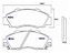 Pastilha Honda Accord 1.8 2.0 2.2 / Crv 2.0 2.7 Dianteira - Syl1257 - Imagem 5