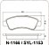 Pastilha Freio C3/C4/Xsara/206/307 Dianteira Sistema Bosch 1153 SYL - Imagem 2