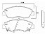 Pastilha Freio Honda Accord Sedan Dianteira Sistema Akebono 1252 SYL - Imagem 6