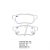 Pastilha Freio Honda Civic/Fit Traseira Sistema Akebono 1259 SYL - Imagem 3