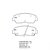 Pastilha De Freio  Mazda B2500 Pickup Std 2.5 12V syl 1288 - Imagem 2