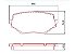 Pastilha Freio Gm Tracker/Suzuki Vitara Dianteira Sumitomo 1370 SYL - Imagem 2