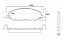Pastilha Freio Ford Mustang Dianteira 2233 SYL - Imagem 2