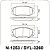 Pastilha Freio Hyundai Azera/Sonata Dianteira Sistema Mando 3260 SYL - Imagem 2