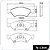 Pastilha Freio Honda Fit Dianteira Alarme Teves N1344 Cobreq - Imagem 1
