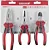 Jogo De Alicates 3 Pecas Gedore Red R28001004 - Imagem 2