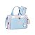 Bolsa Térmica com Trocador e Porta Chupeta Anne Colors Azul e Rosa - Masterbag Baby - Imagem 1