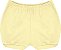 Kit com 2 Shorts Bebê 100% Algodão Suedine Branco e Amarelo - Kiko Baby - Imagem 5